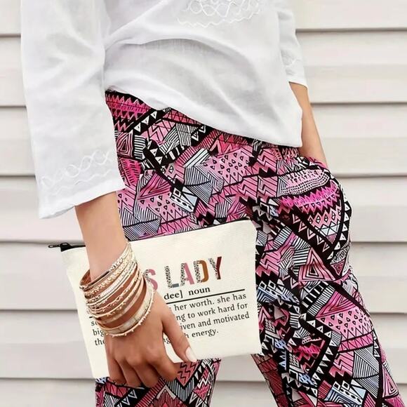 Boss Lady Cosmetic Bag 8" x 7" - Picture 6 of 6